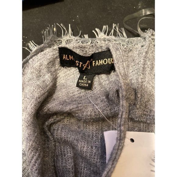 Almost Famous gray sweater - Picture 3 of 4